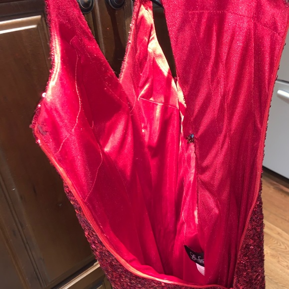 La Femme Sequin Mini Dress - Picture 5 of 7